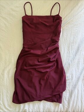camila formal ruched open back mini dress Windsor | Dresses | Camila Formal Ruched Open Back Mini Dress